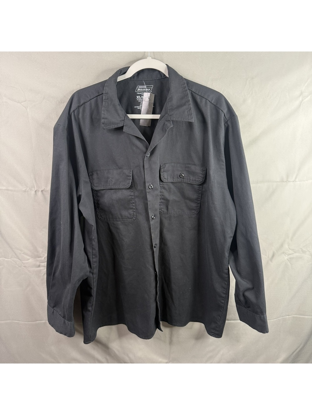 Dickies Mens XL Temp Control Cooling Button Up Work Shirt Long Sleeve